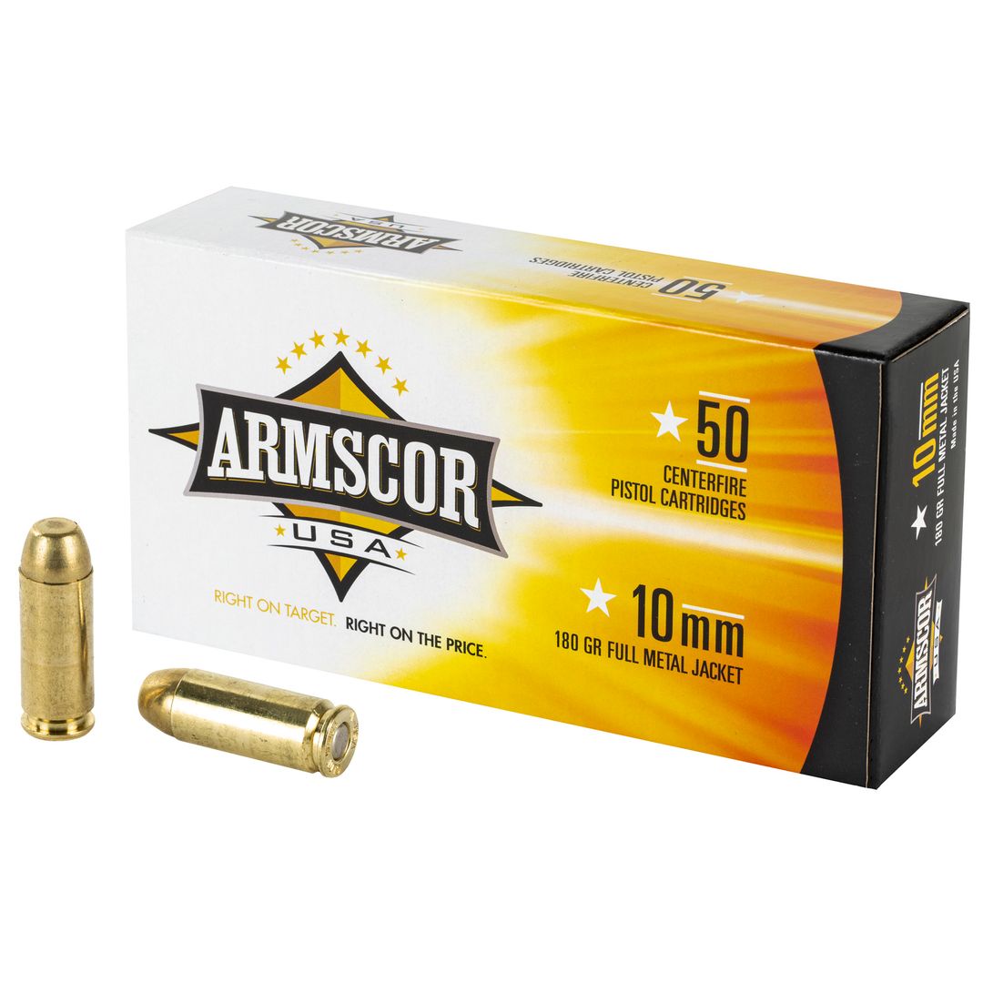 Armscor 10mm 180Gr FMJ 50/500rd Webinar